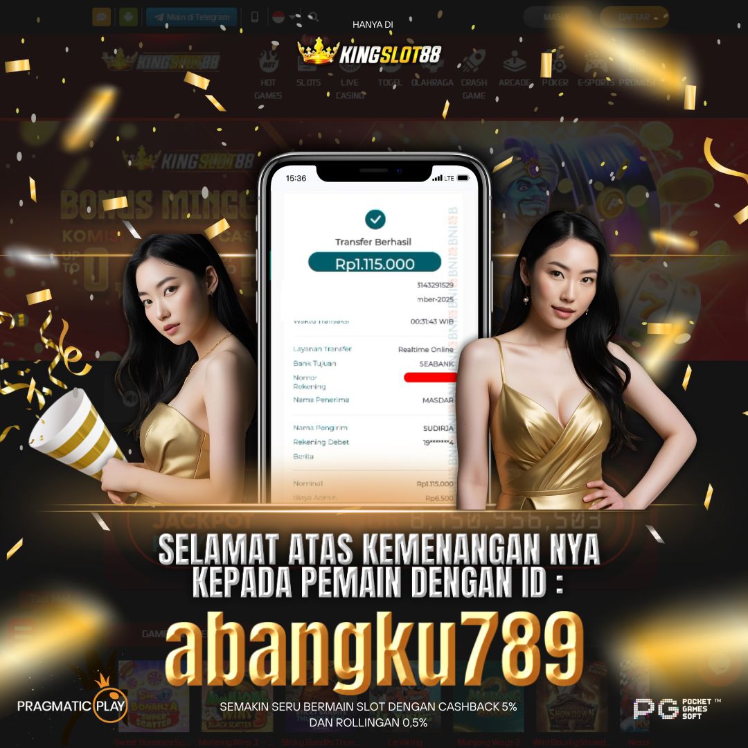 SELAMAT ATAS KEMENANGANNYA UNTUK ID : abangku789
